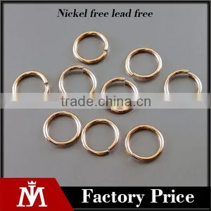 Rose Gold Plated Stainless Steel Hoop Jewelry Charms thumbnail-1