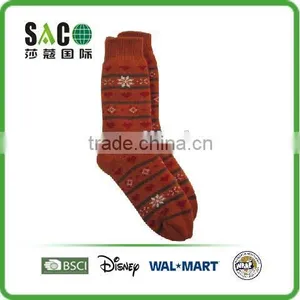 Fashion Double Layer Snow Dots Pattern Acrylic Warm Women Socks thumbnail-2