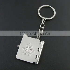 Engraved Silver Picture Frame Keychain thumbnail-4