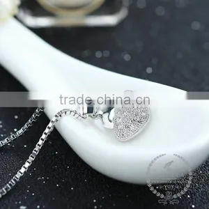 925 Sterling Silver Simple Necklace Fashion Women Necklace Supplies 6360442 thumbnail-2