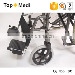 TOPMEDI TSW209AE-61 Heavy Duty Cheap Price Extra Wide Seat Steel Manual Wheelchair thumbnail-2