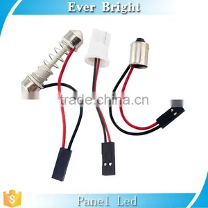 Cool White 5730 9SMD Led Panel Dome Light Auto Car Reading Interior Light DC 12V With T10 / BA9S / Festoon Adapters thumbnail-3