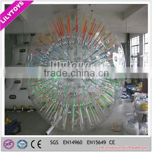SGS Lead Free China Manufacturer Best Selling Colorful Inglatable Winky Zorb Ball thumbnail-4