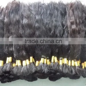100% Remy Natural 26" Inch Virgin Brazilian Hair & Peruvian Hair Bulk thumbnail-1