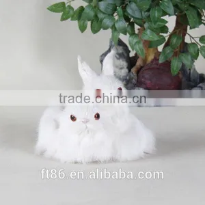 Replica Easter Realistic Bunny Handmade Plush Toy Animal thumbnail-1