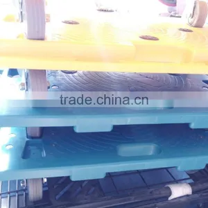 Noiseless Transport Trolley Moving Carrier Small Platform Tool Trolley Little Flatbed Trolley Carrier With Four Wheels thumbnail-5