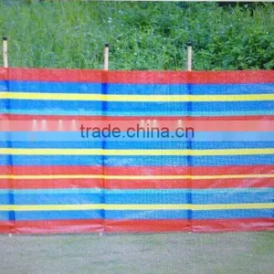 FD - 151213Blue Stripe PE Beach Wind Screens thumbnail-2
