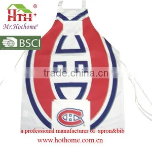 Popular 100% Polyester Sublimation Printing Apron Made in China thumbnail-4