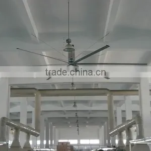 China Manufacturer 6m HVLS Air Cooling Industrial Big Ceiling Fan Prices thumbnail-1