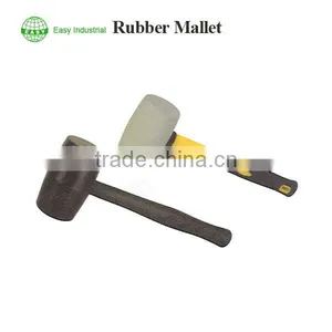 8-40oz Rubber Mallet Hammer With Fibreglass Handle thumbnail-1