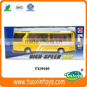 Metal Toy Diecast Bus Model With Light & Music thumbnail-1
