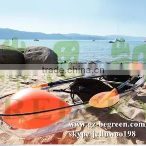 Made in China Plastic Two Seat Transparent Kayak for Sale thumbnail-6