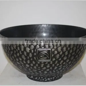 Silver Colour 14" Cathay Bowl Planter thumbnail-1