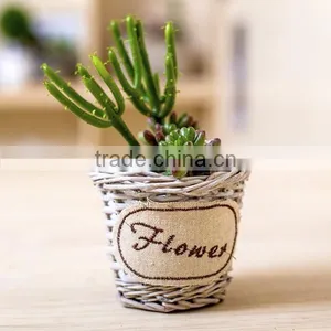 New Design Wicker Woven Garden Basket Wicker Garden Tools Basket thumbnail-2