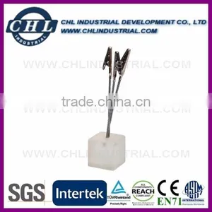 Customized Logo Printed Acrylic Paper Holder Clip thumbnail-1