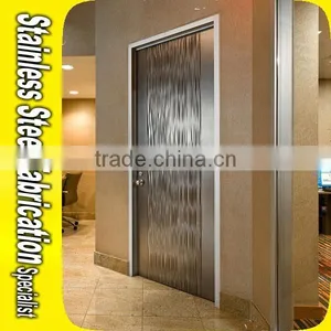 Shopping Mall Elevator Decoration Stainless Steel Elevator Door Panel on Sale thumbnail-2