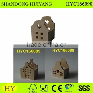 Unfinished Wooden Flower Pot Wood Planter Box thumbnail-1