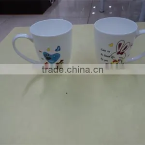 China Customized Glazed Ceramic Heart Shaped Tea Cup thumbnail-1