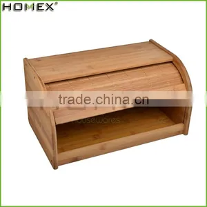 Healthy Bamboo Wooden Bread Boxes/Homex_Factory thumbnail-2