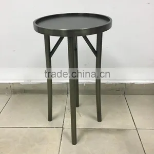 Online Shopping Brushed Bronze Frame Square Metal Coffee Table High Qualtiy thumbnail-3
