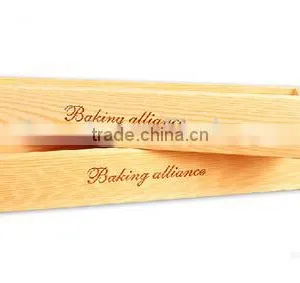 Custom Natural Color One Bottle Wood Wine Box thumbnail-2