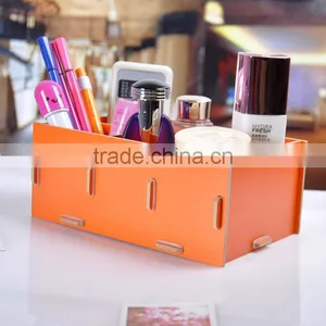 Wooden Cosmetics Storage Box / DIY Organizer thumbnail-5