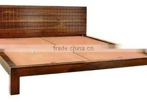 New Chex Design Wooden King Size Bed thumbnail-1