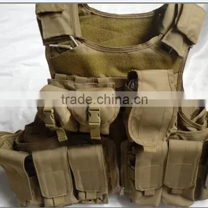 Khaki Army Tactical Vest thumbnail-2