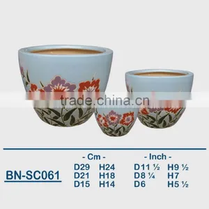 Vietnamese Ceramic Indoor Pot/ Indoor Planter BN-SC061 thumbnail-1