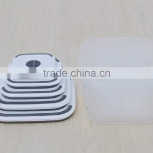 Different Size Square Shape FDA Plastic Food Storage Container thumbnail-5