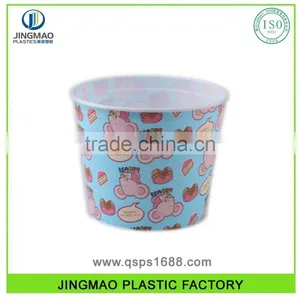 Plastic Colorful Popcorn Bucket 1300ML Custom Printed Popcorn Buckets thumbnail-1