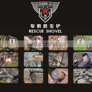 Outdoor Tools Multifunctional Retractable Shovel , Camp Shovel Multi Tool thumbnail-3