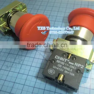 Genuine Emergency Stop Button NP2-BS542 a Pair of 22 -hole Rotary Switch Contacts Mushroom Emergency Stop thumbnail-2