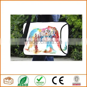 Elephant Neoprene Laptop Shoulder HandBag,TsuiWah(TM)12" 12.1" 12.5"13" 13.3" 13.4" Inch Laptop Notebook Computer Shoulder Bag thumbnail-3