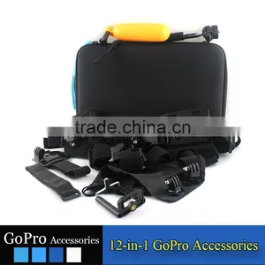 2016 Hot Selling 12 in 1 Products Kit Used for Gopros Heros 4 Sports Camera Accessories Kit Mount for Action Camera thumbnail-2