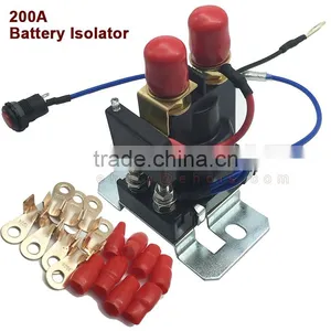Dual Power Battery Isolator DC12V 24V 200A Auto Increase Battery thumbnail-1