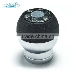 Aluminium Shift Knob With High Quality Leather thumbnail-3