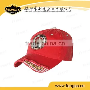 Customized Label Patch Cotton 6 Panel Custom Baseball Caps thumbnail-1