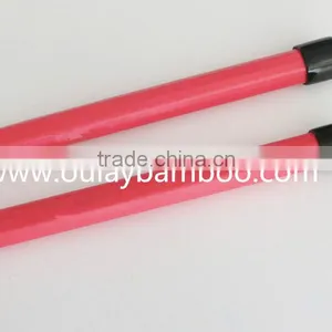 3mm Bamboo Brushsticks /drum Sticks With Colordul Rubber Tubes and Black Rubber Taps thumbnail-4