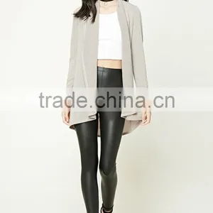 OEM Winter Women Fashion Long Sleeve Ladies Cardigan Brushed Shawl Collar Cardigan Wholesale thumbnail-5