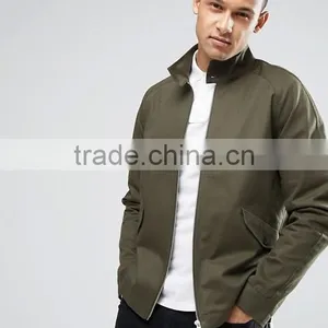Custom Best Price High Quality New Design Durable Functional Pockets Funnel Collar 100% Cotton Twill Brown Casual Men Jacket thumbnail-1