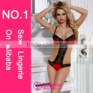 2015 High Quality Hot Sales Seduction Lingerie Lingerie Lace Women Sexy Lingerie Teddy thumbnail-2