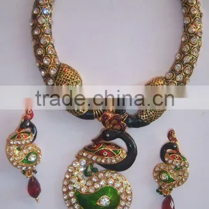 PEACOCK Necklace Set thumbnail-1