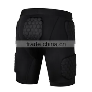 Padded Compression Protective Sport Short Sleeves T Shirt thumbnail-5