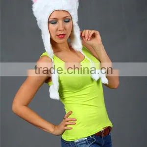 Durable Hot Selling Keep Warm Wool Felt Animal Hood Hats for Adults thumbnail-1