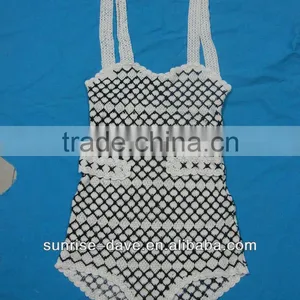 Hot Sexy Girls Beach Crochet Bikini Set thumbnail-1