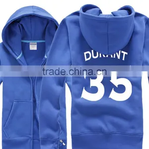 Zipper Up Hoodie Cotton Sweatshirt With Printing Logo thumbnail-2