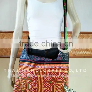 Thai Embroidered HMONG Hill Tribe Shoulder Bag Cross Body Bag thumbnail-1