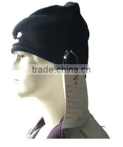Custom Embroidery Slouch Polar Fleece Knitted Beanie Hat thumbnail-3