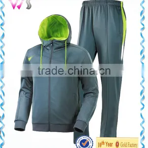 Mens Custom Color Contrast Gym 100% Fleece Tracksuit thumbnail-1